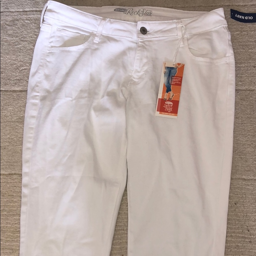 White woman’s jeans